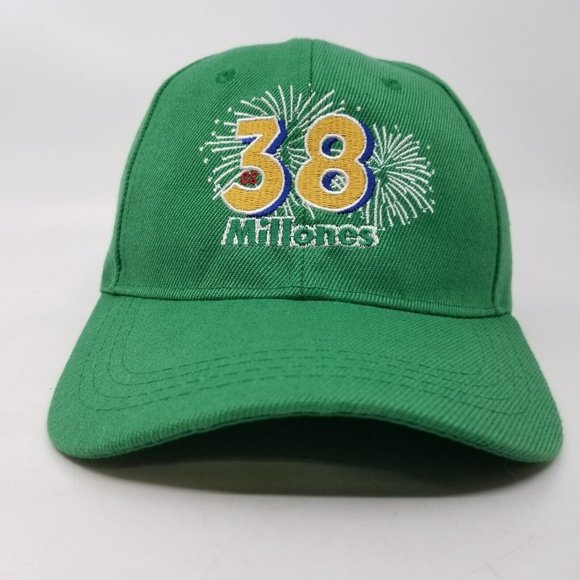 Loteria Nacional Bueno Suerte 38 Millones Strapback Hat Green Spanish Back Logo - Picture 1 of 8